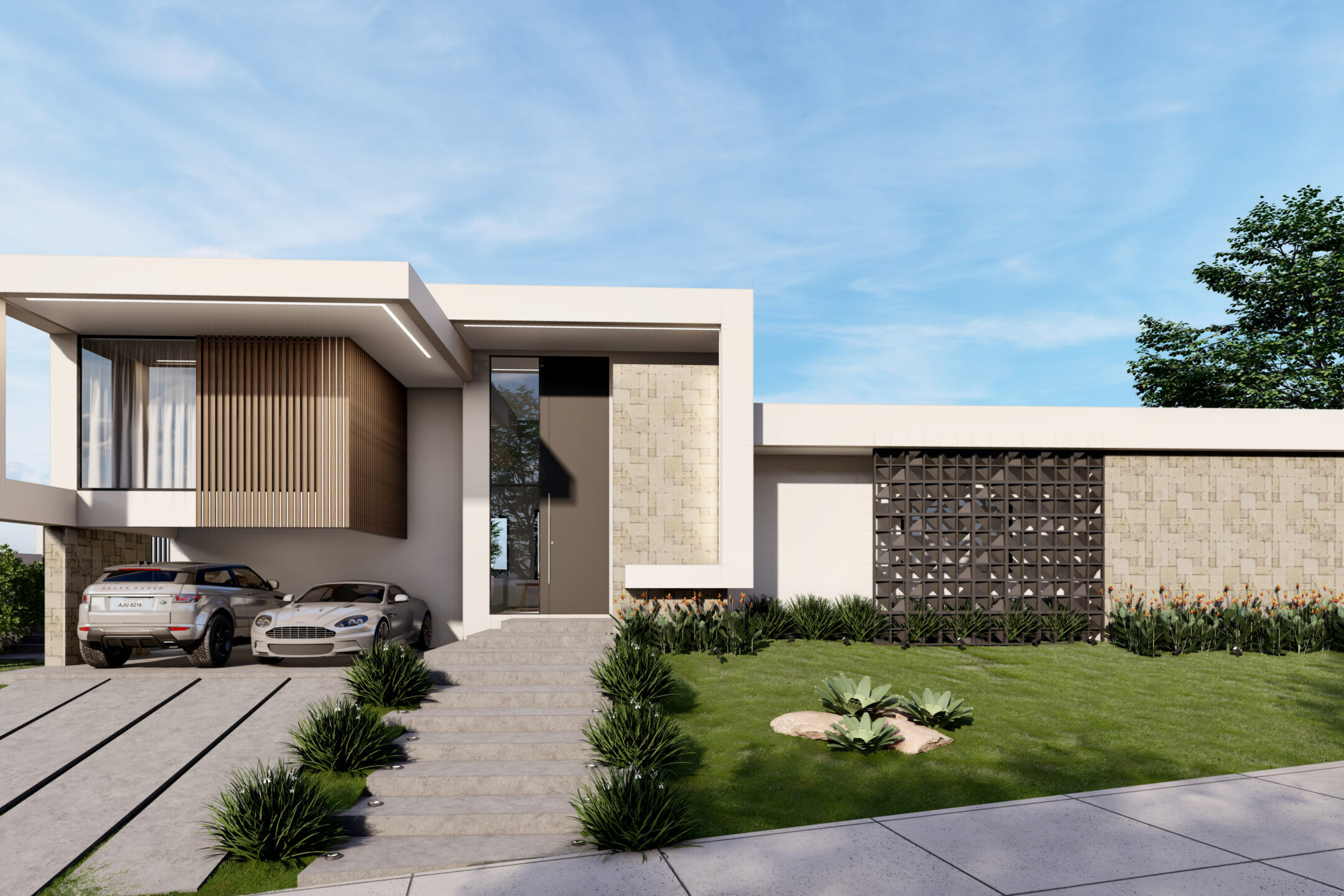 Projeto residencial desenvolvido por escritório de arquitetura em Itupeva